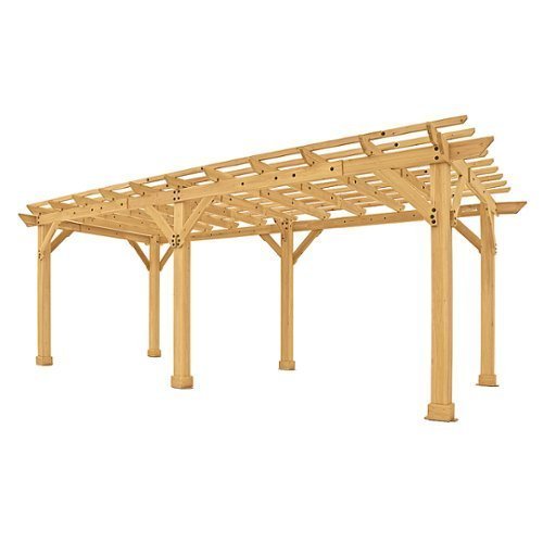 Yardistry 10 x 22 Meridian Pergola - Gazebo