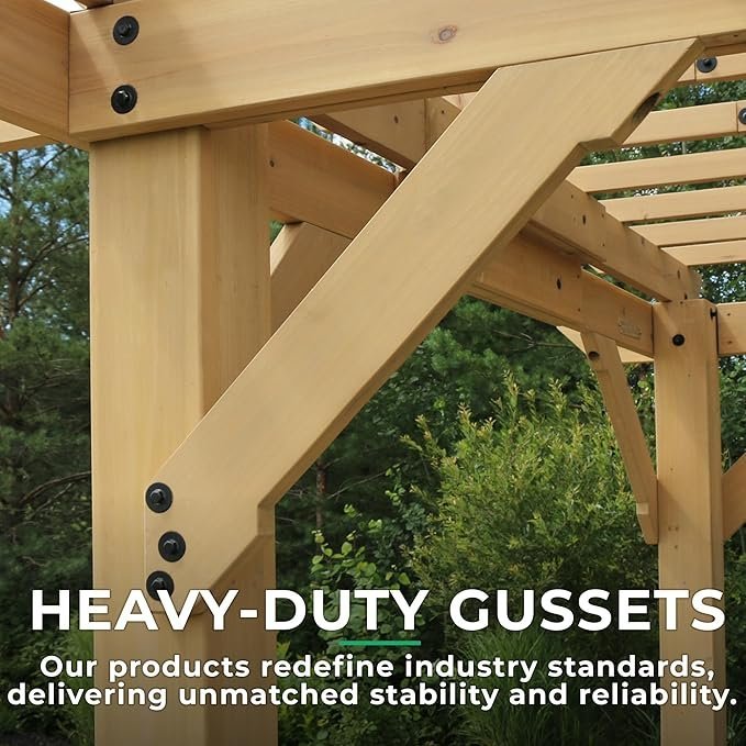 Yardistry 10 x 22 Meridian Pergola - Gazebo