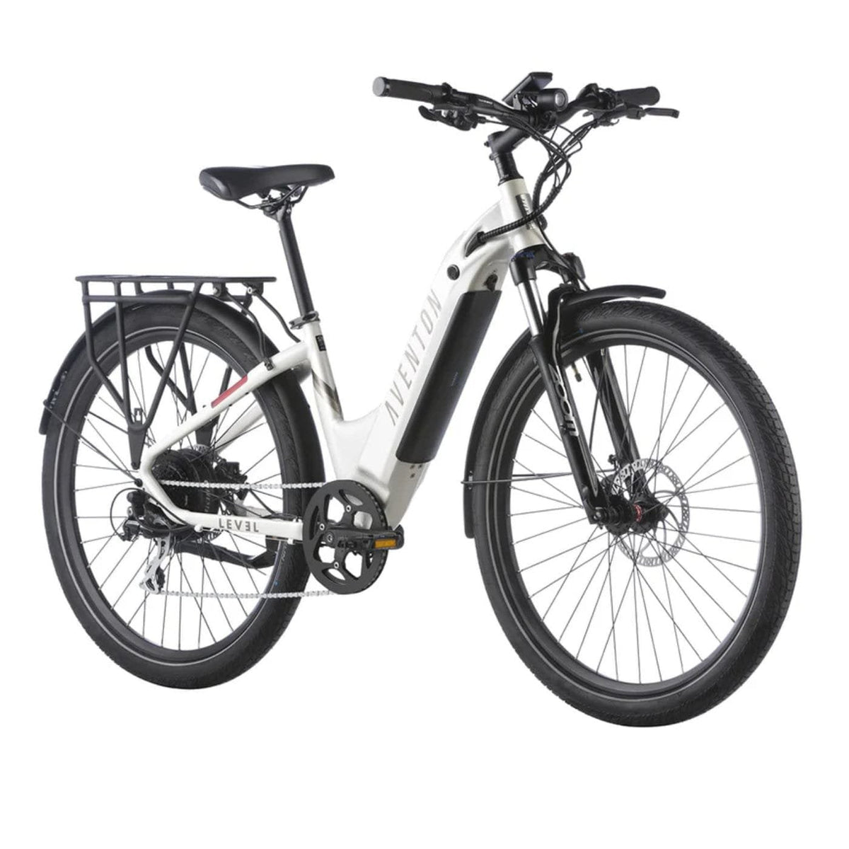 Aventon - Level.2 Commuter Step-Through EBike W/ up to 60 Miles Max Operating Range and 28 MPH Max Speed - Medium/Large