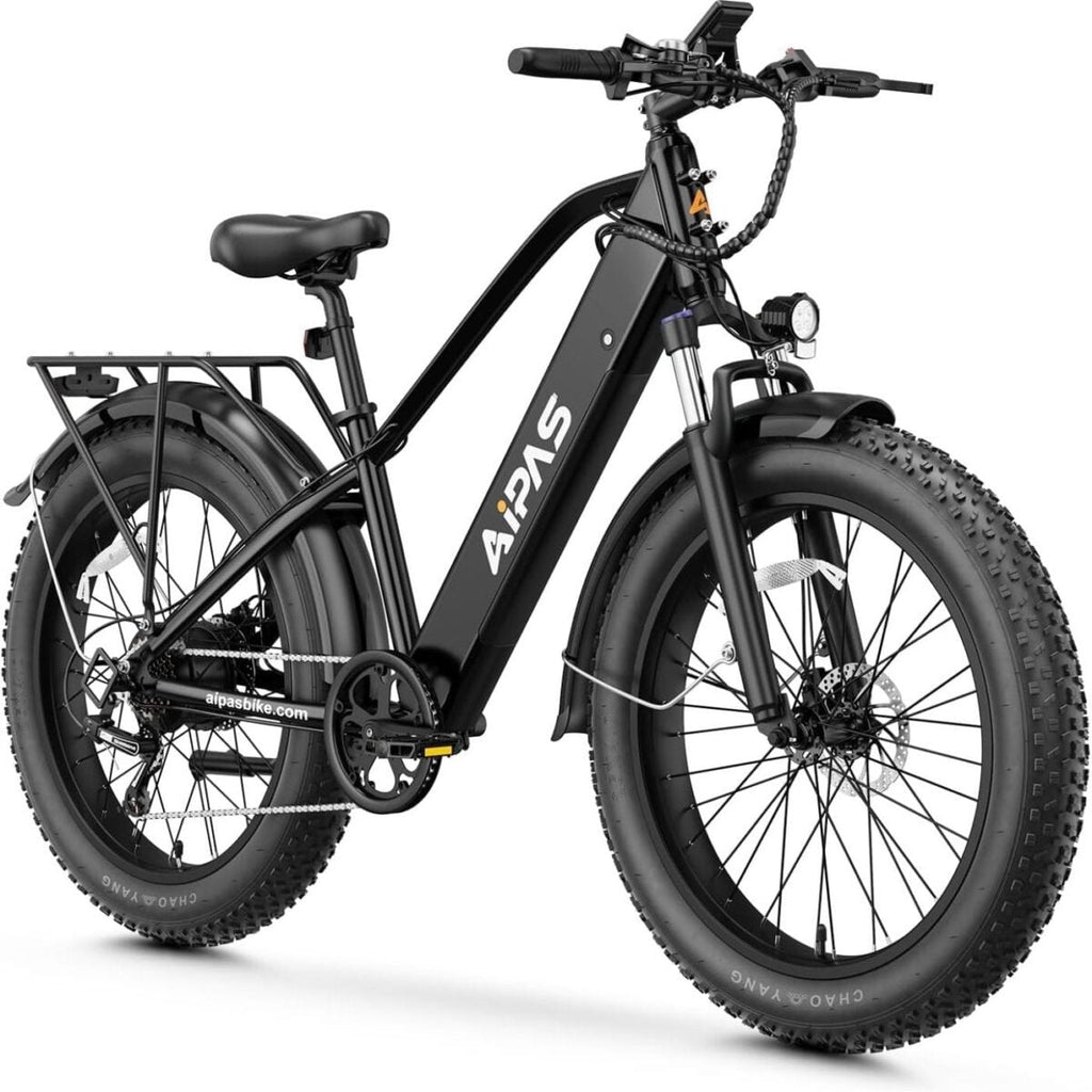 Aipas M2 Xterrain Electric Bike - Matte Black | All-Terrain E-Bike with Powerful Motor