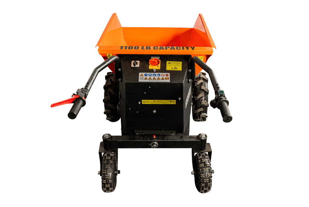 Detail K2 Big Dump 1100 Pound Electric Power Dump Cart