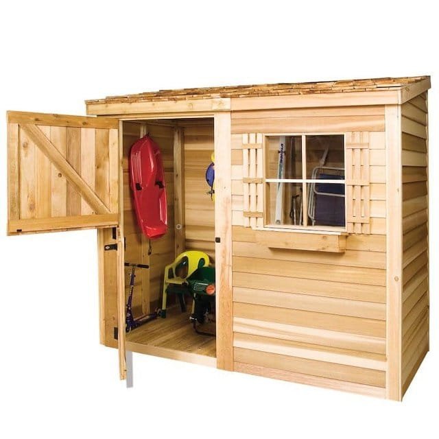 Cedarshed Bayside 8x4 Lean To Storage Shed