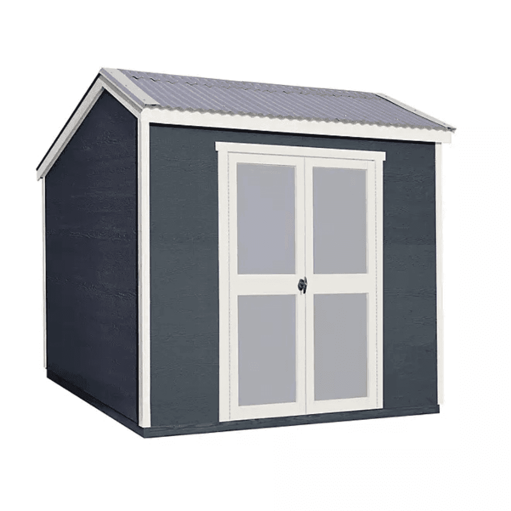 Gardena 8 ft x 6 ft Outdoor Wood Utility Shed