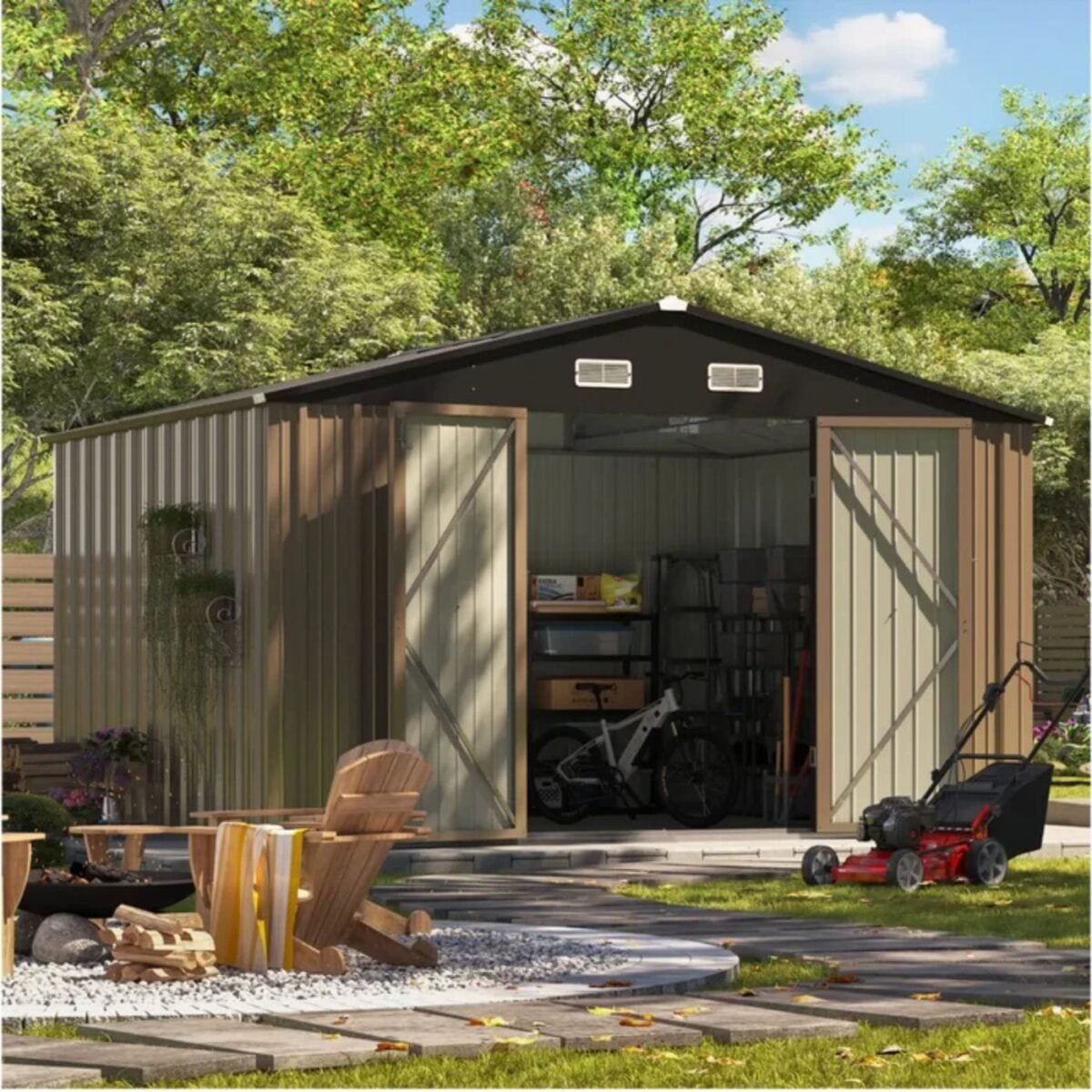 Patiowell 10x8 Shed with Windows