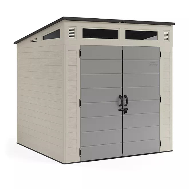 Suncast 7 ft x 7 ft Modernist Resin Outdoor Storage Shed