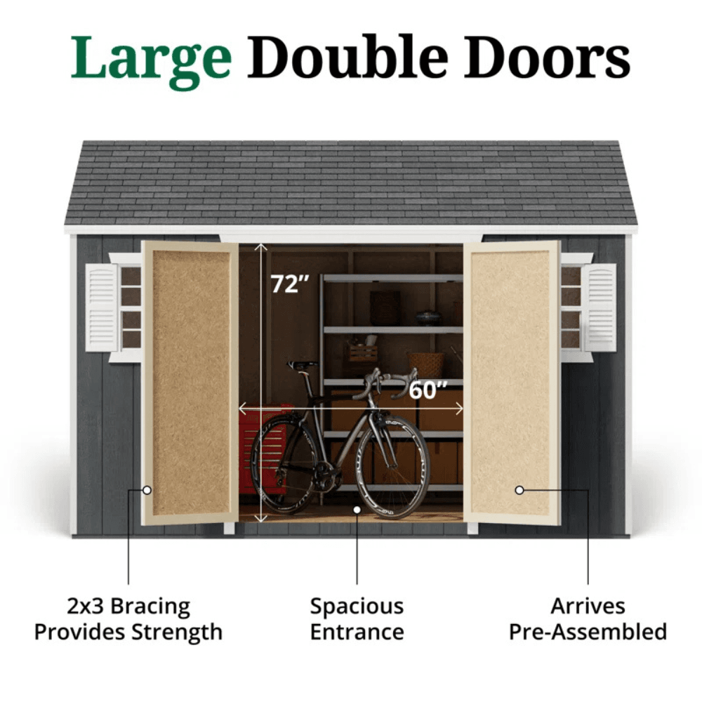 Value Workshop Outdoor Wood Storage Shed
