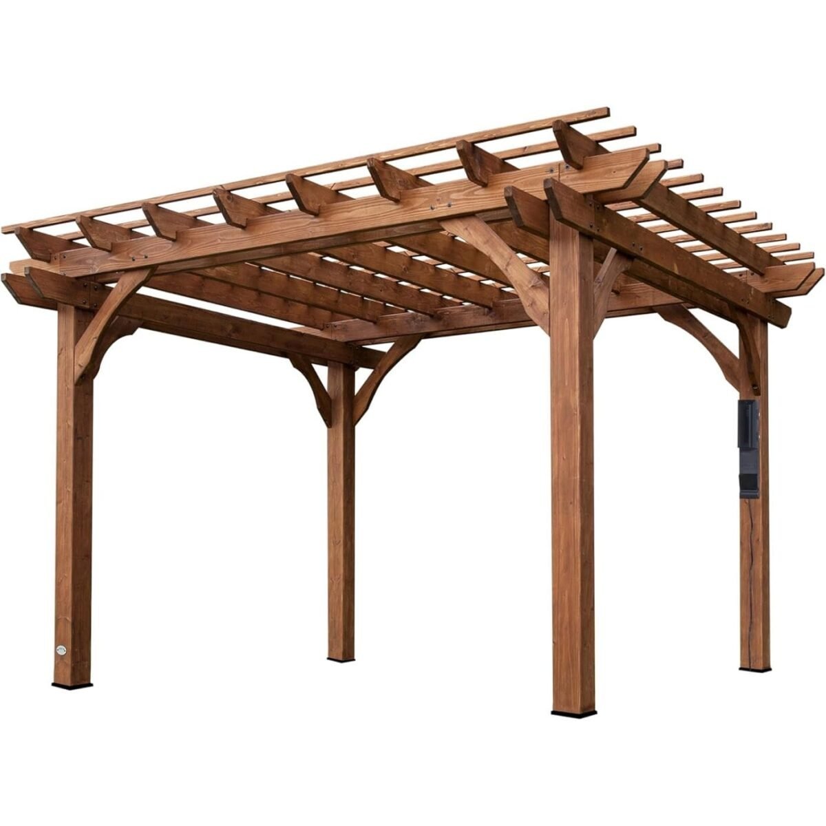 Backyard Discovery 12 ft x 10 ft Cedar Pergola - Gazebo