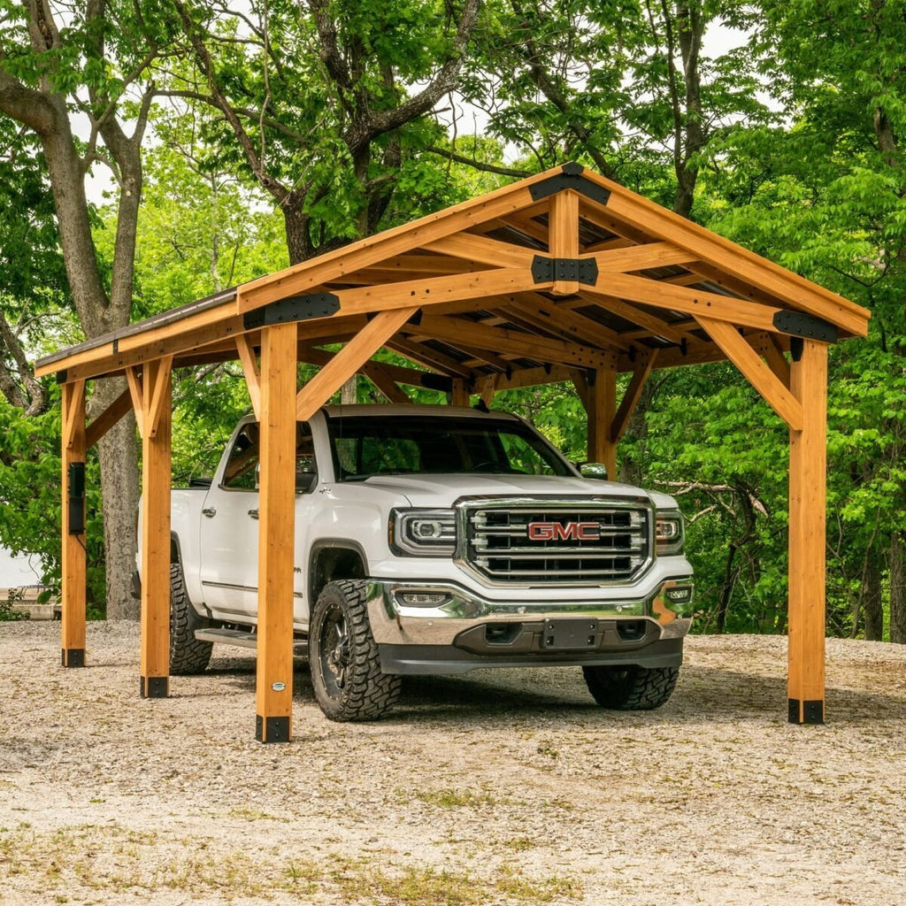 Backyard Discovery 20 ft x 12 ft Norwood Carport Gazebo
