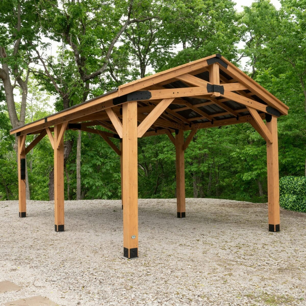 Backyard Discovery 20 ft x 12 ft Norwood Carport Gazebo