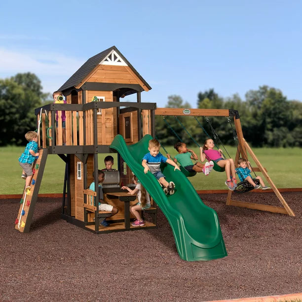Backyard Discovery Canyon Creek Swing Set - Play Equipment