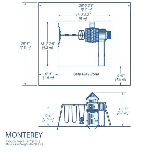 Backyard Discovery Monterey Swing Set - Play Equipment