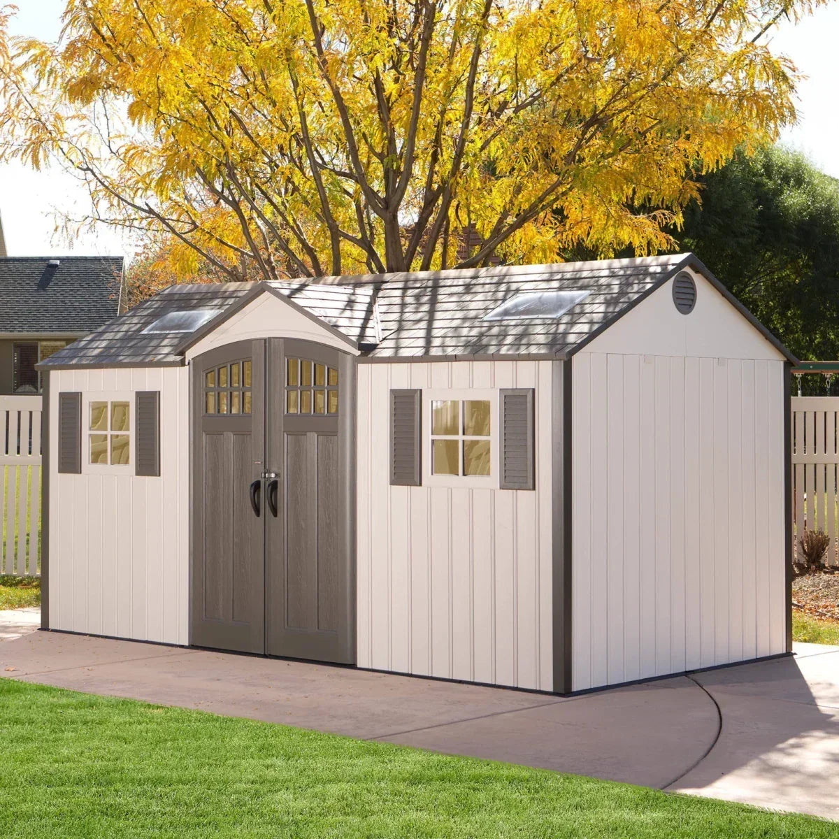 Lifetime 15 ft x 8 ft Shed (Side Entry)