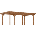 Outsunny 12 ft x 20 ft DIY Deck Outdoor Wood Pergola