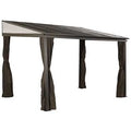 Sojag 10 x 12 ft. Portland No.53 Wall Gazebo Steel Roof