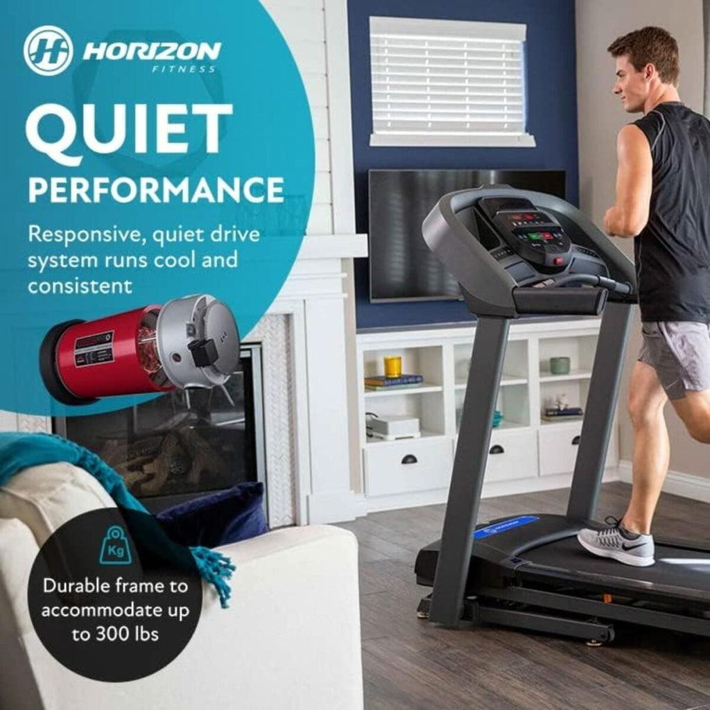Horizon Fitness T101 Treadmill - Fitness Equipment