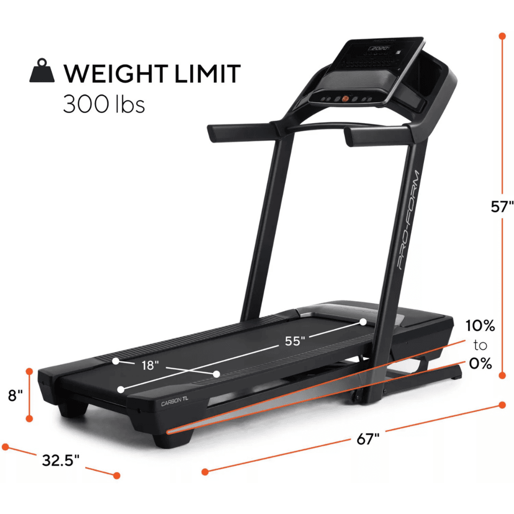 ProForm Carbon TL Treadmill - Fitness Equipment