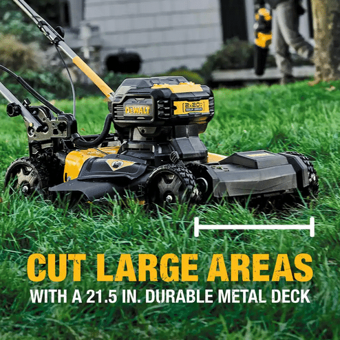21.5 in. 20-V Li-Ion Cordless Battery Walk Behind Self Propelled Mower with Hedge,Bare Trimmer,Blower,Cleaner,Pole/Hand Saw
