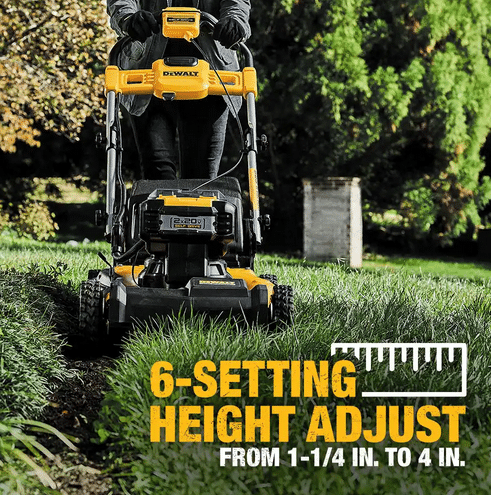 21.5 in. 20-V Li-Ion Cordless Battery Walk Behind Self Propelled Mower with Hedge,Bare Trimmer,Blower,Cleaner,Pole/Hand Saw