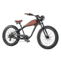 Revi Bikes Cheetah 48V 750W Hub Motor Fat Tire Electric Cruiser Bike