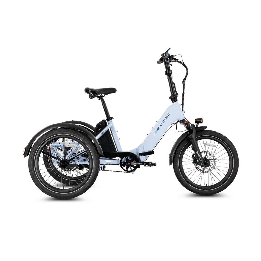 Lectric XP Electric Trike - Stratus White Folding Adult E-Trike