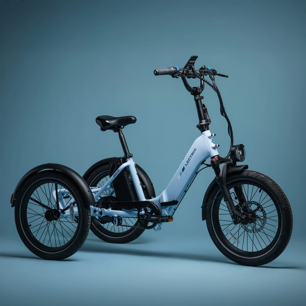 Lectric XP Electric Trike - Stratus White Folding Adult E-Trike