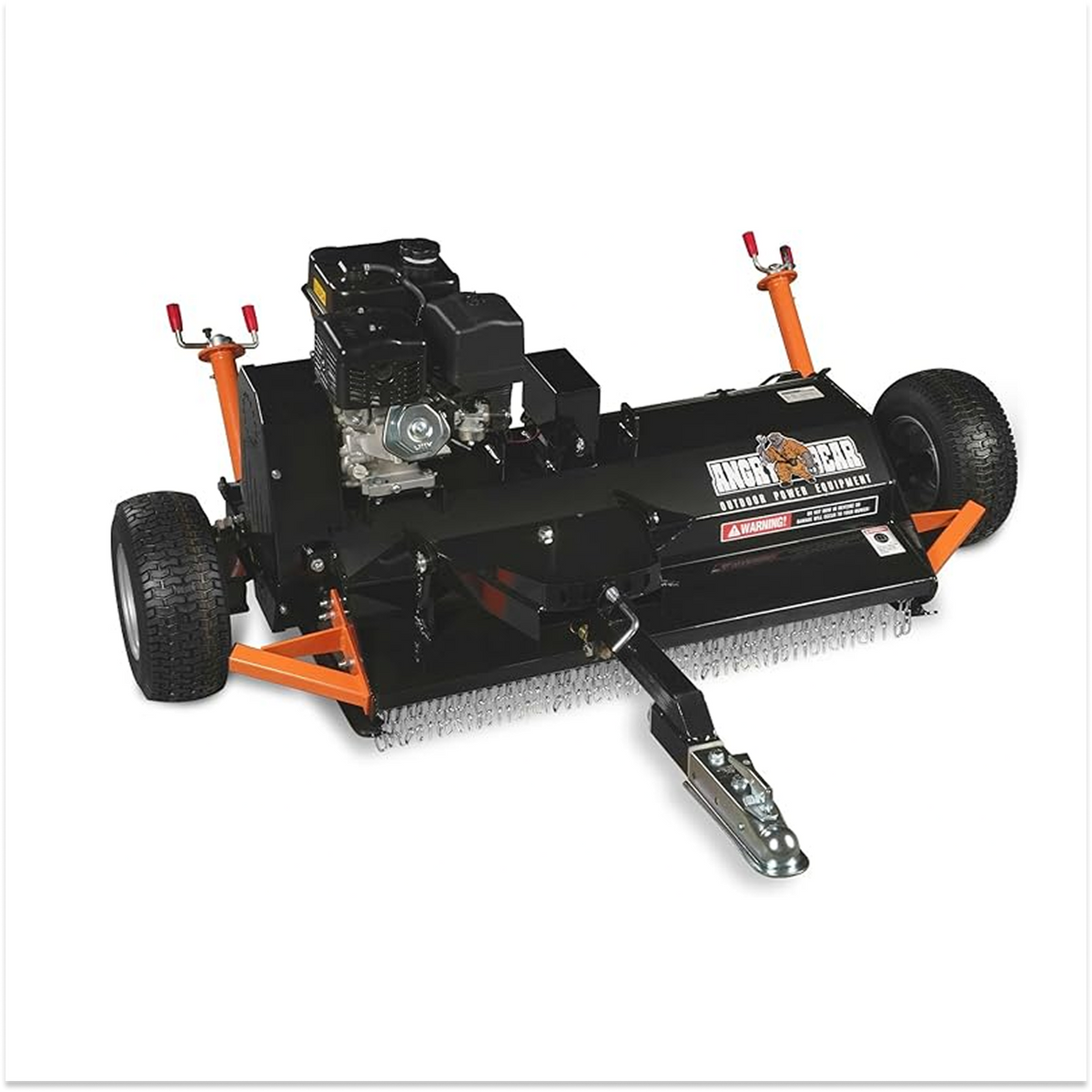 MechMaxx 48 in Tow-Behind ATV Offset Flail Mower 15HP 459cc E-start Gas Engine Powered
