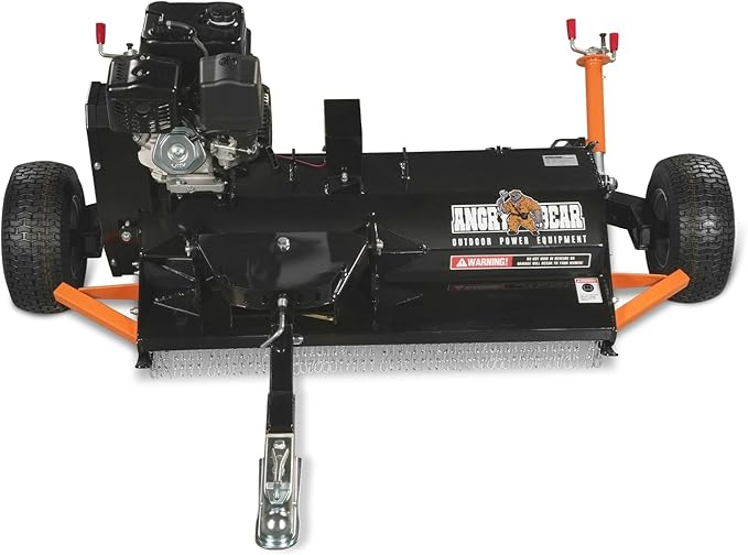 MechMaxx 48 in Tow-Behind ATV Offset Flail Mower 15HP 459cc E-start Gas Engine Powered