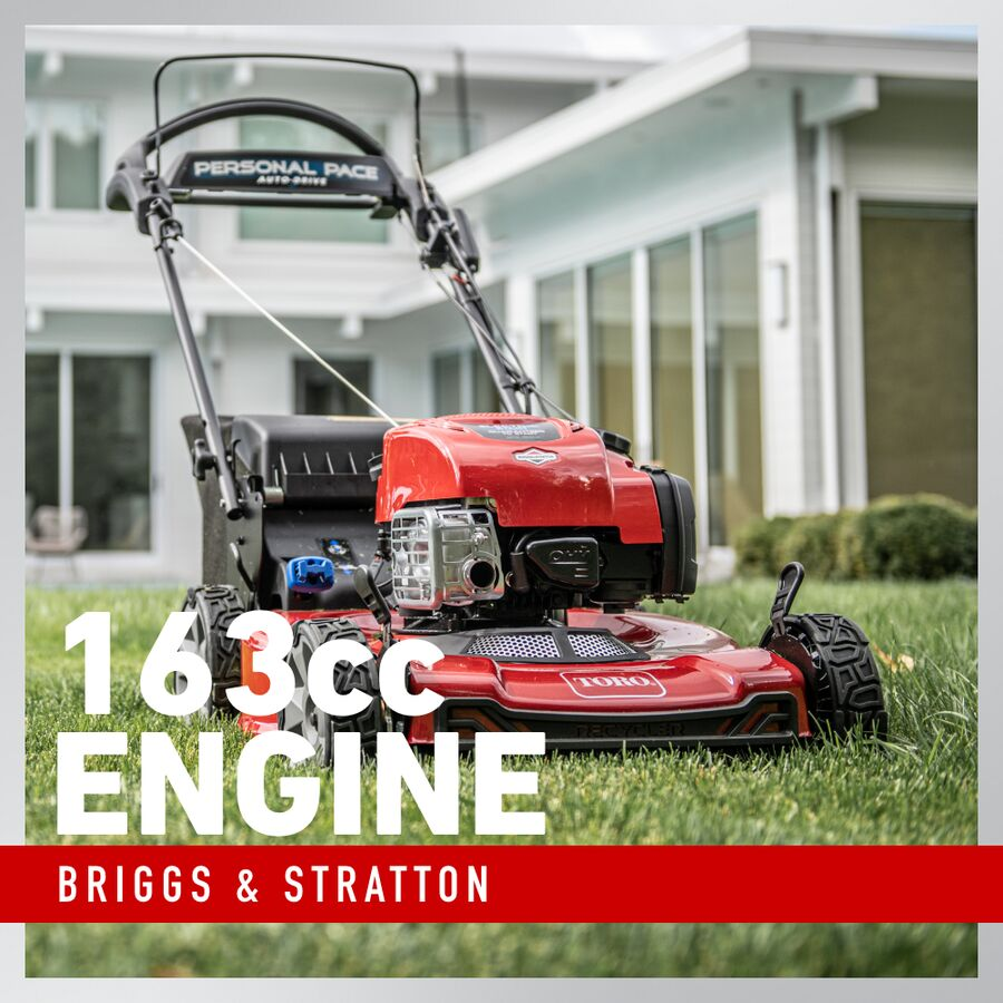 Toro 21462 22 in 163cc Recycler Personal Pace Self-Propelled Gas Lawn Mower