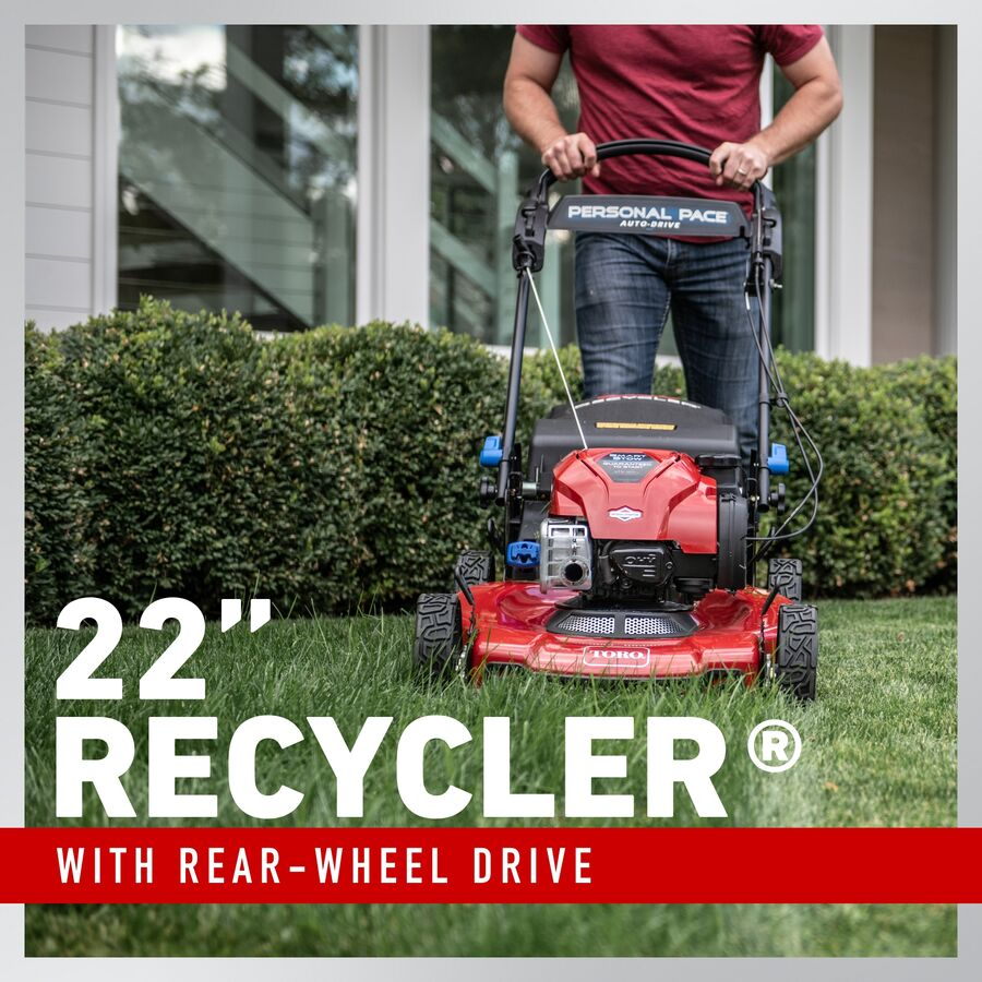Toro 21462 22 in 163cc Recycler Personal Pace Self-Propelled Gas Lawn Mower