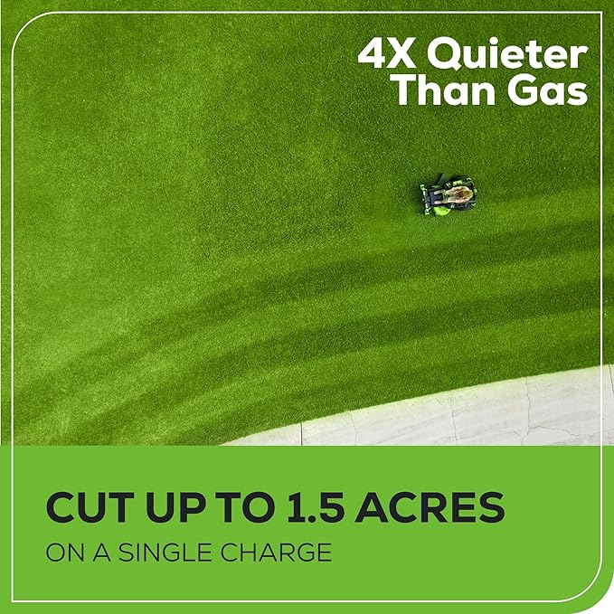 Greenworks 60V 42 Electric CrossoverZ Zero Turn Mower with 8 Ah Batteries and Dual Port Turbo Chargers