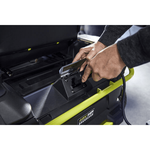 Ryobi 48V Brushless 54 in Electric Riding Zero Turn Mower