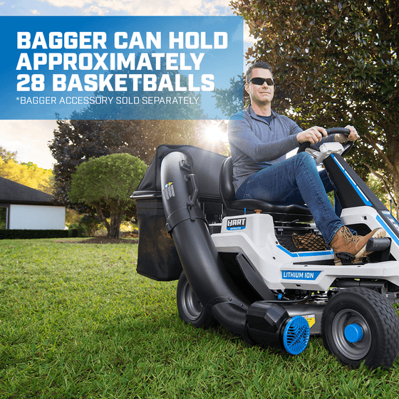 Hart 80-Volt 30-inch Deck Lithium-Ion Riding Lawn Mower Kit