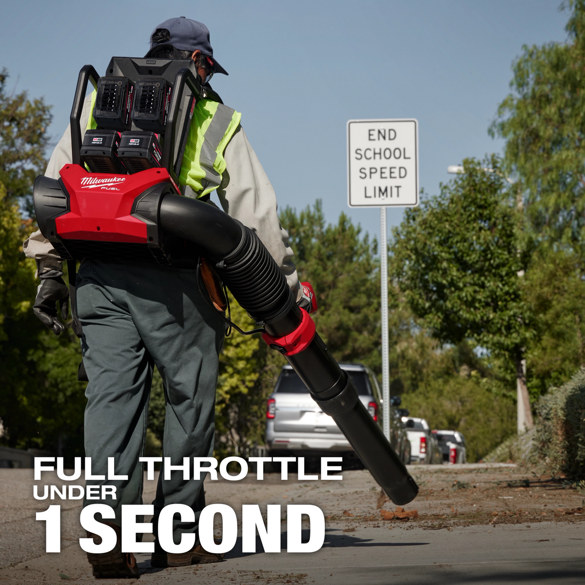 Milwaukee M18 Fuel 18V Brushless Cordless Dual Battery Backpack Blower