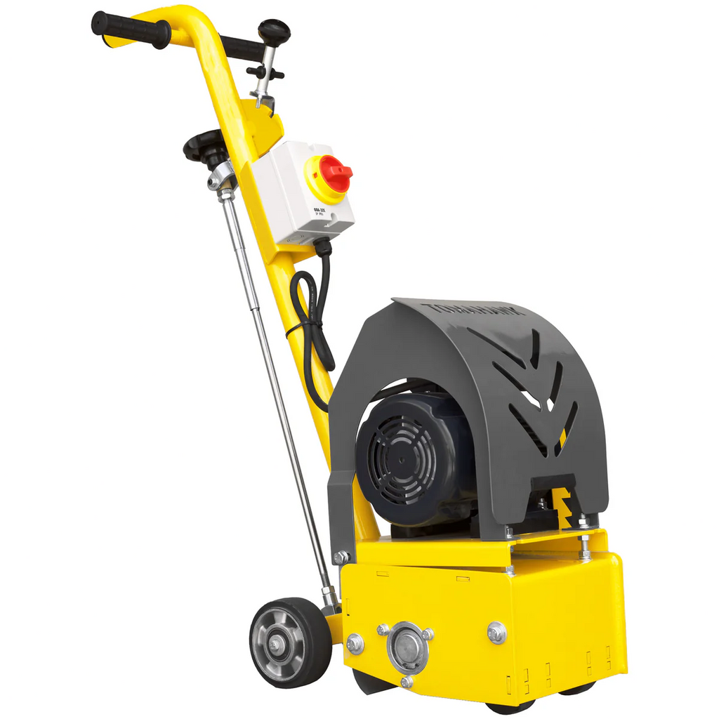Tomahawk power Tomahawk Electric 8 Concrete Scarifier Planer Grinder for Sidewalk Trip Hazard Repair etscar8 + etscar6tcc