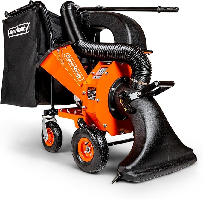 SuperHandy Leaf Vacuum & Wood Chipper - 7 HP 209cc Gas Engine