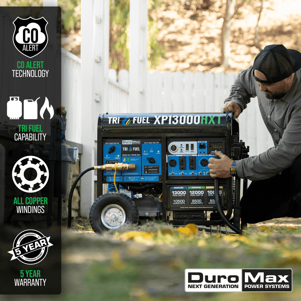 DuroMax Portable Generator XP 13,000 Watt Electric