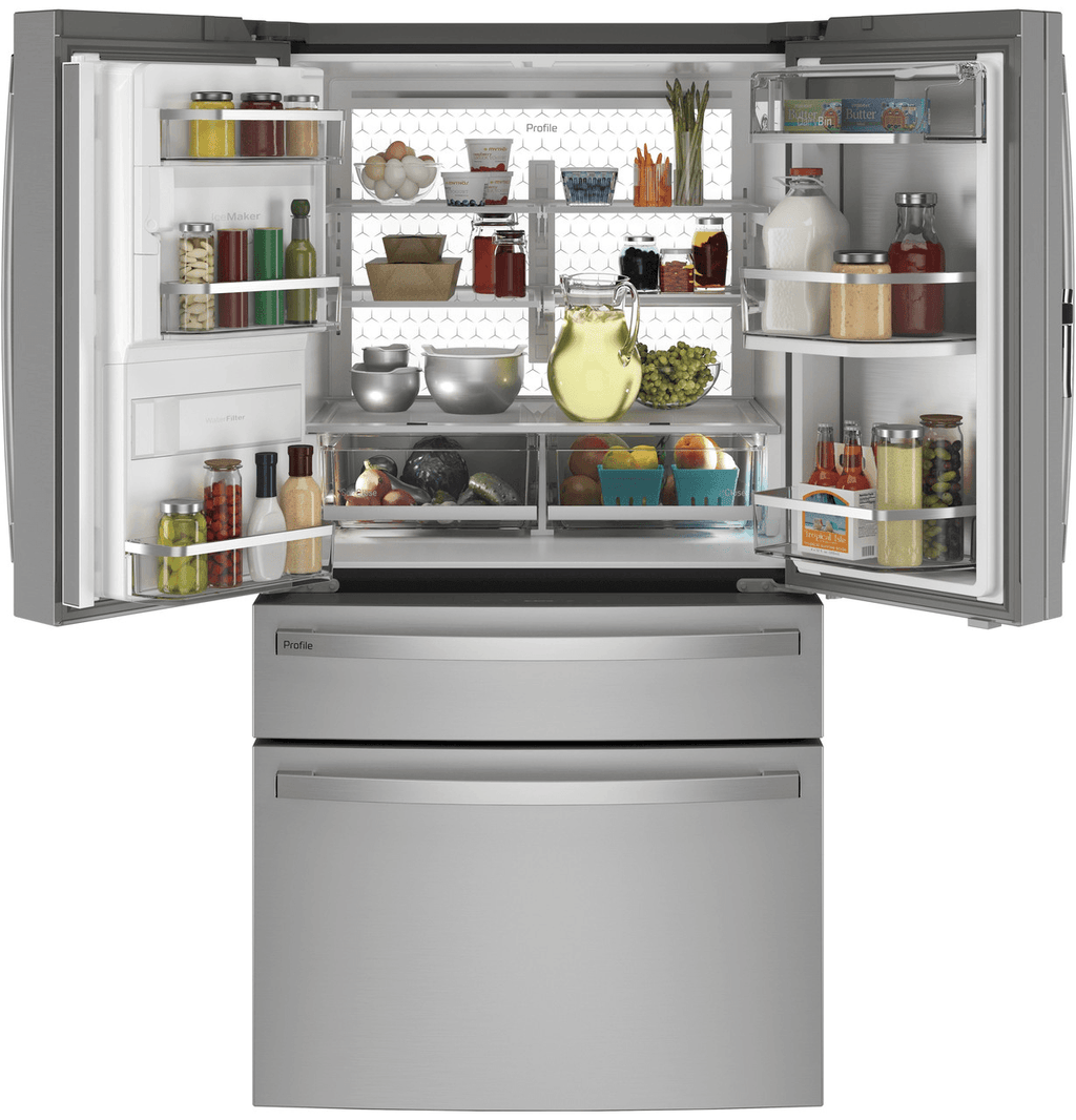 GE Refrigerator 27.9 Smart Fingerprint Resistant French Door