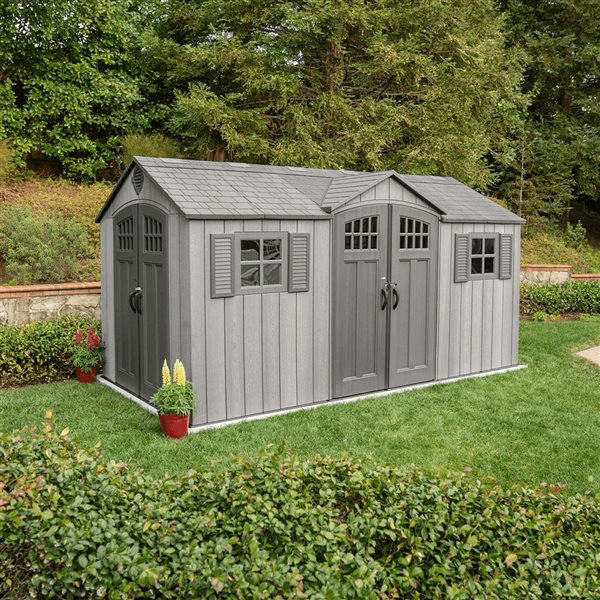 Lifetime Shed 15 ft x 8 ft (Side Entry)