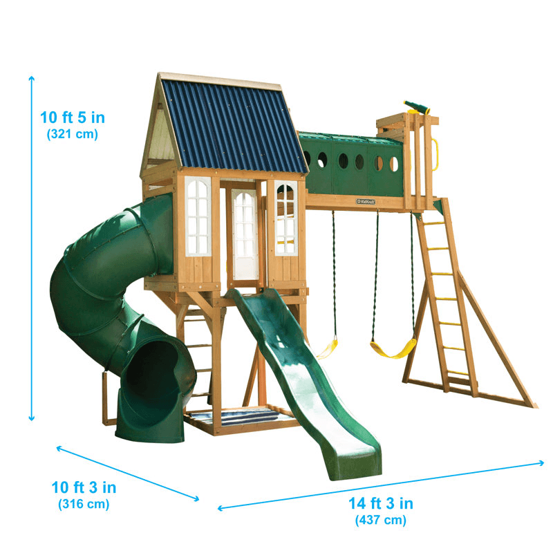 KidKraft Skyway Resort Wooden for Swing Set - Play Equipment