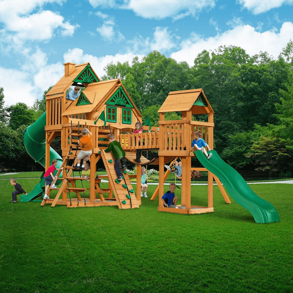 Gorilla Playsets Treasure Trove II Treehouse for Swing Set