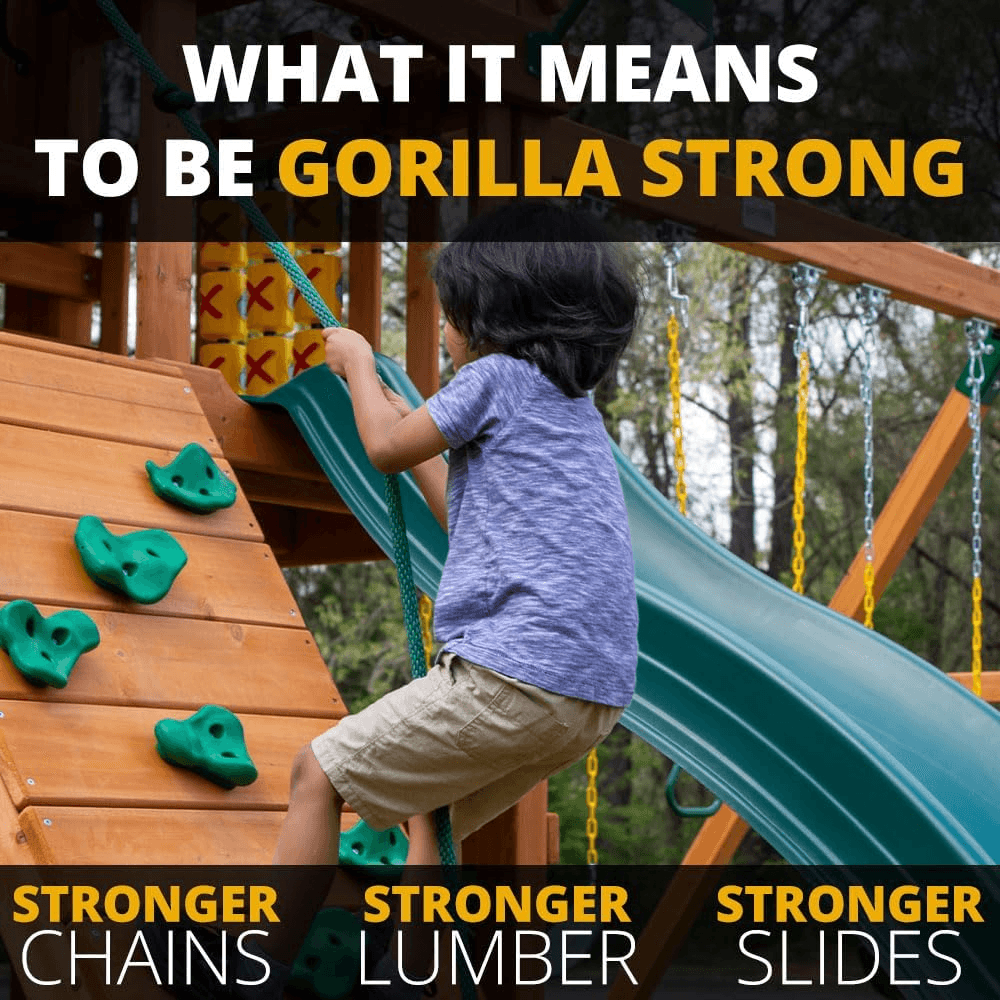 Gorilla Playsets Empire Extreme Wooden for Swing Set