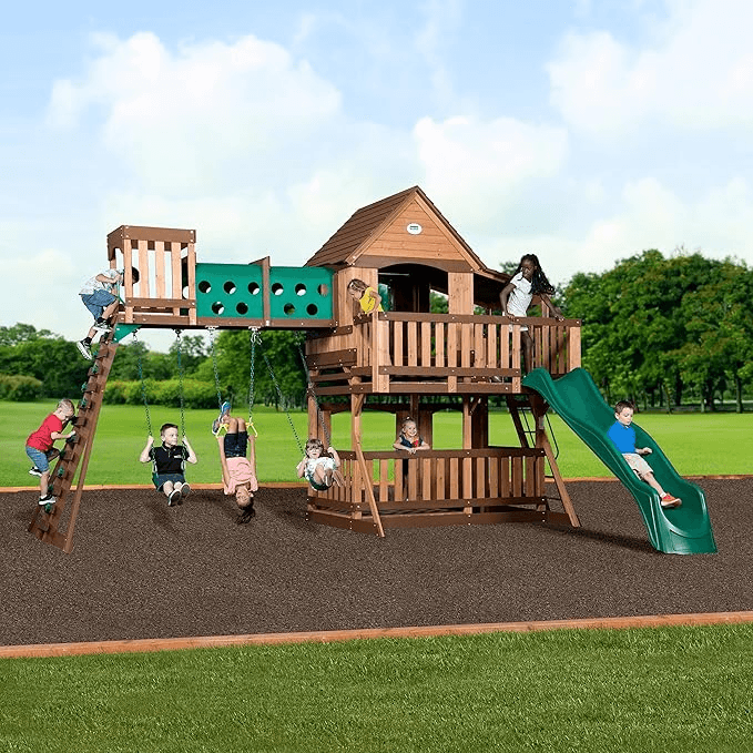 Backyard Discovery Woodridge Elite Swing Set - Play Equipment