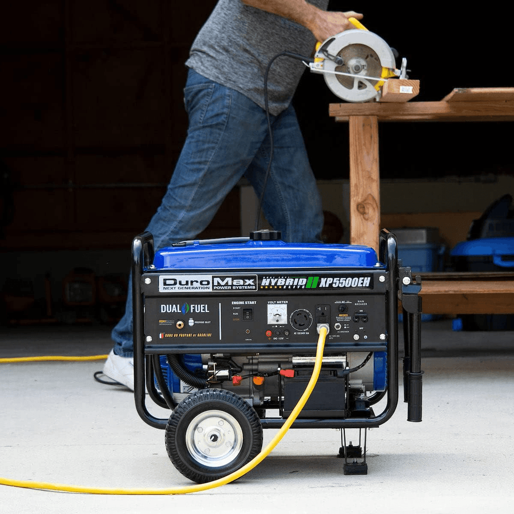 DuroMax XP5500EH 5,500 Watt Portable Dual Fuel Generator