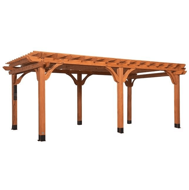 Backyard Discovery Beaumont Pergola 20 ft x 12 ft Premium Cedar