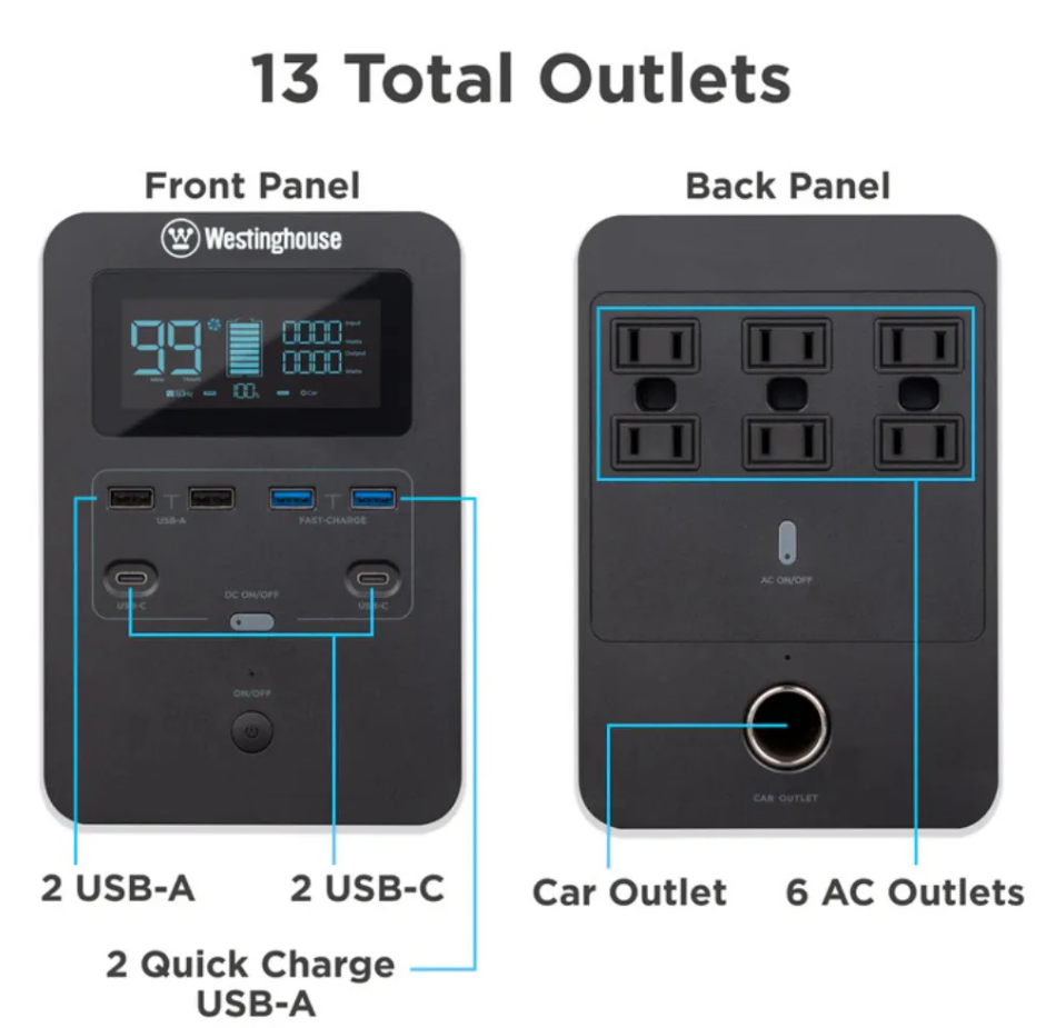 WestIinghouse iGEN1000S Portable Power Station