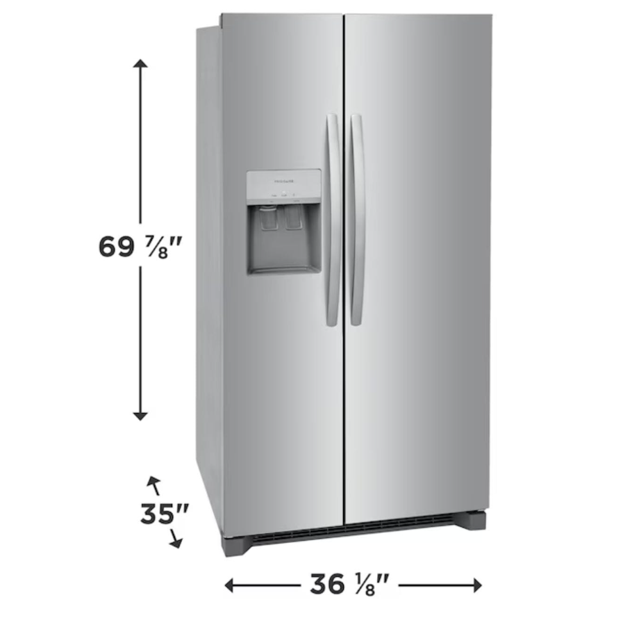 Frigidaire 36-Inch Side-by-Side Refrigerator - Appliance