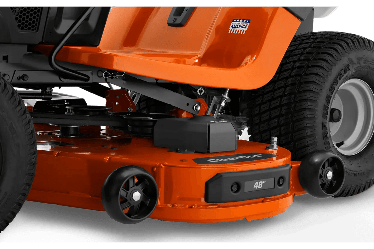 The Husqvarna 200 Series 23 HP 48 in Deck Riding Mower