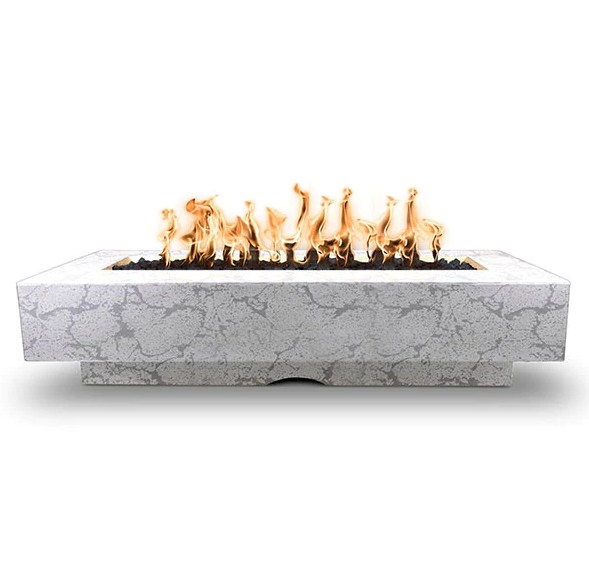 The Outdoor Plus 84 in Del Mar Concrete Gas Fire Pit