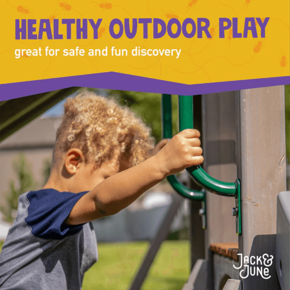 Jack & June Haven Wooden Swing Set - Play Equipment
