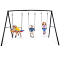 Klo Kick Metal Swing Set with 3 Swings - Play Equipment